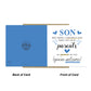 Birthday Card For Son Funny Son Card From Mum and Dad Hilarious