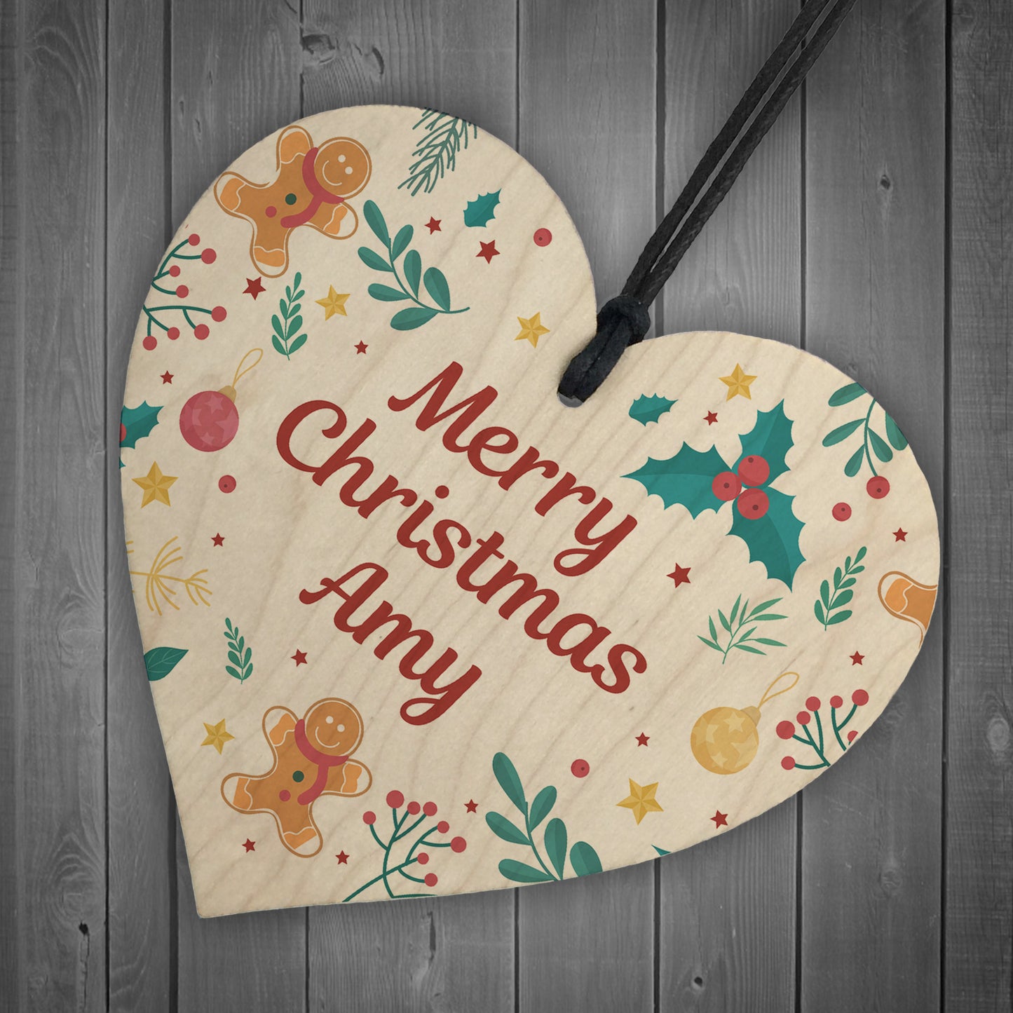 Personalised Merry Christmas Bauble Gift For Family or Friends