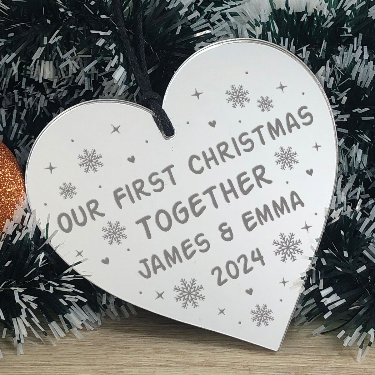 Personalised First Christmas Boyfriend Girlfriend 1st Christmas