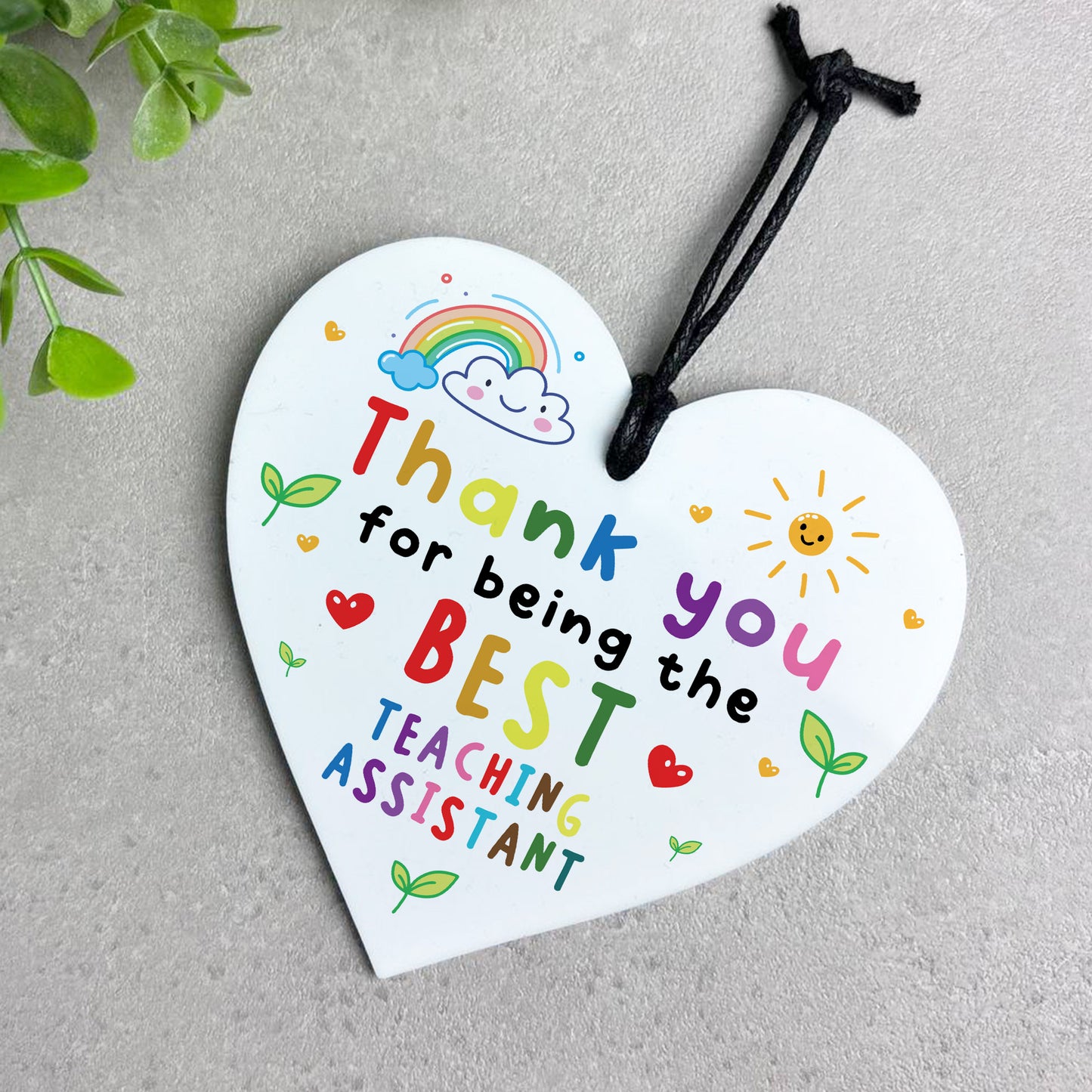 Gift For BEST TEACHING ASSISTANT Gift For Him Her TA Plaque