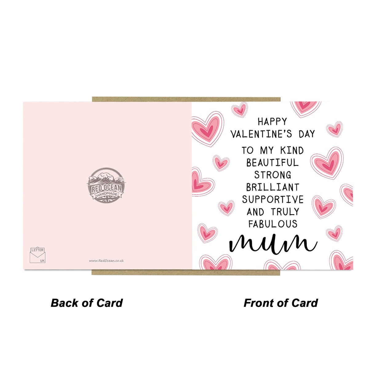 Valentines Card For Mum, Mum Valentine Card, Mum Valentines Card
