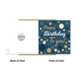 Happy Birthday Card For Men Dad Brother Uncle Navy Spots Card