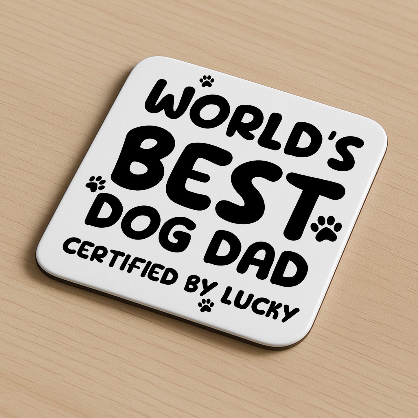 Fathers Day Gift For Worlds Best Dog Dad From Dog Puppy