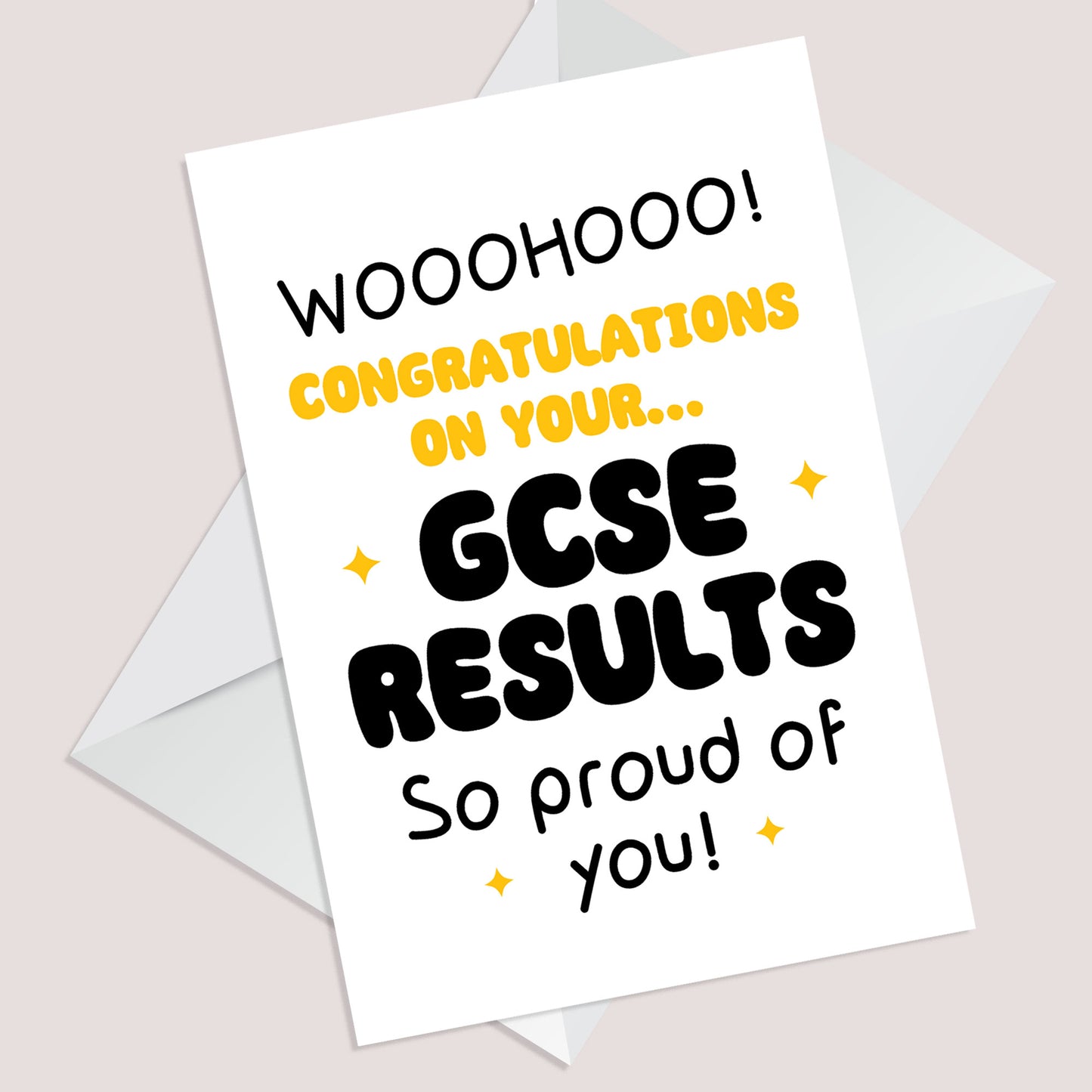 Congratulations Card For Results Day Fun GCSEs Card For Daughter