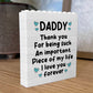 Daddy Gift Building Block Puzzle Gift Thank You Gifts For Him