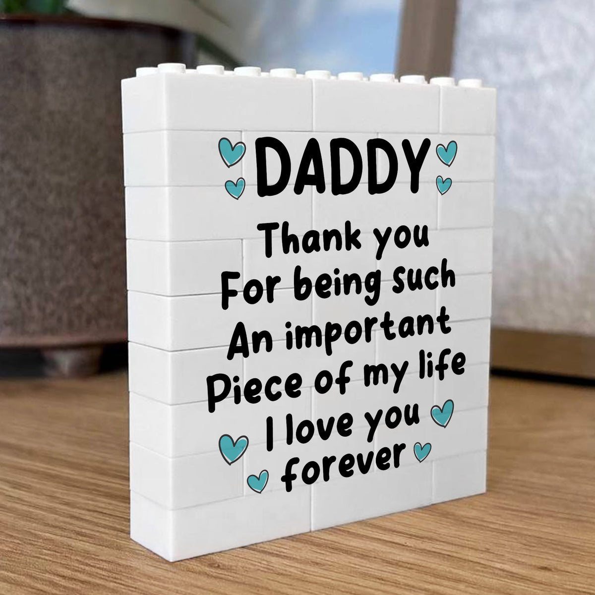 Daddy Gift Building Block Puzzle Gift Thank You Gifts For Him