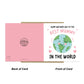 Mothers Day Card For Best Mummy Square Card With Envelope