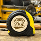 Gift For SUPER DAD Engraved Tape Measure Dad Gifts