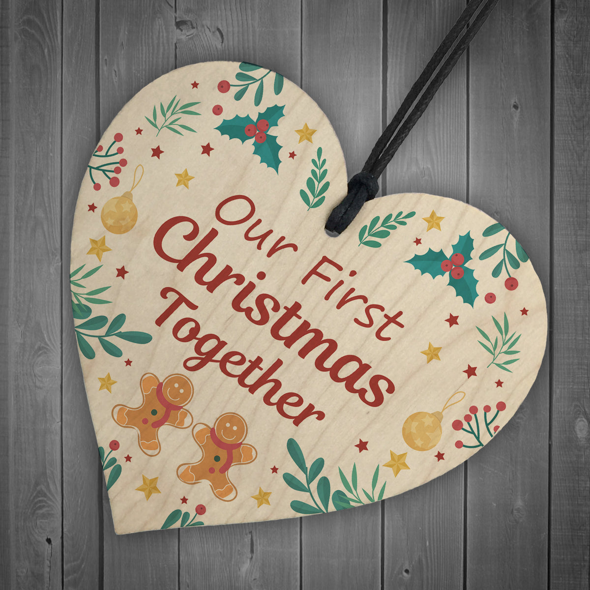 Our First Christmas Together Bauble Novelty Gift For Couple