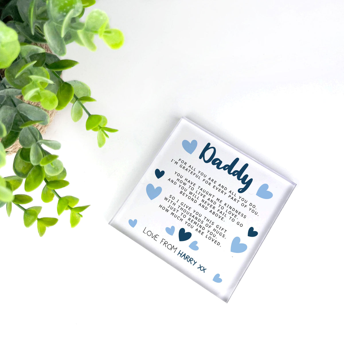 Personalised Gift For Daddy Dad For Fathers Day Birthday