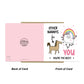 Funny Card For Nanny Thank You Card For Nanny Birthday Unicorn