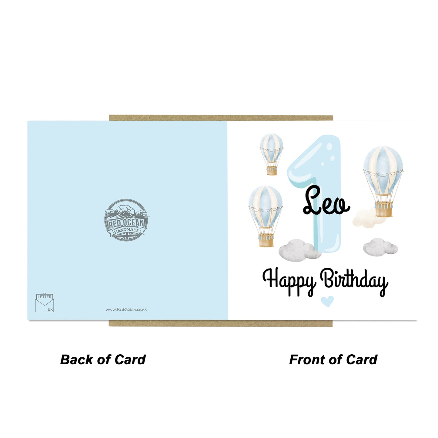 1st Birthday Card For Baby Boy Son Grandson Nephew Brother