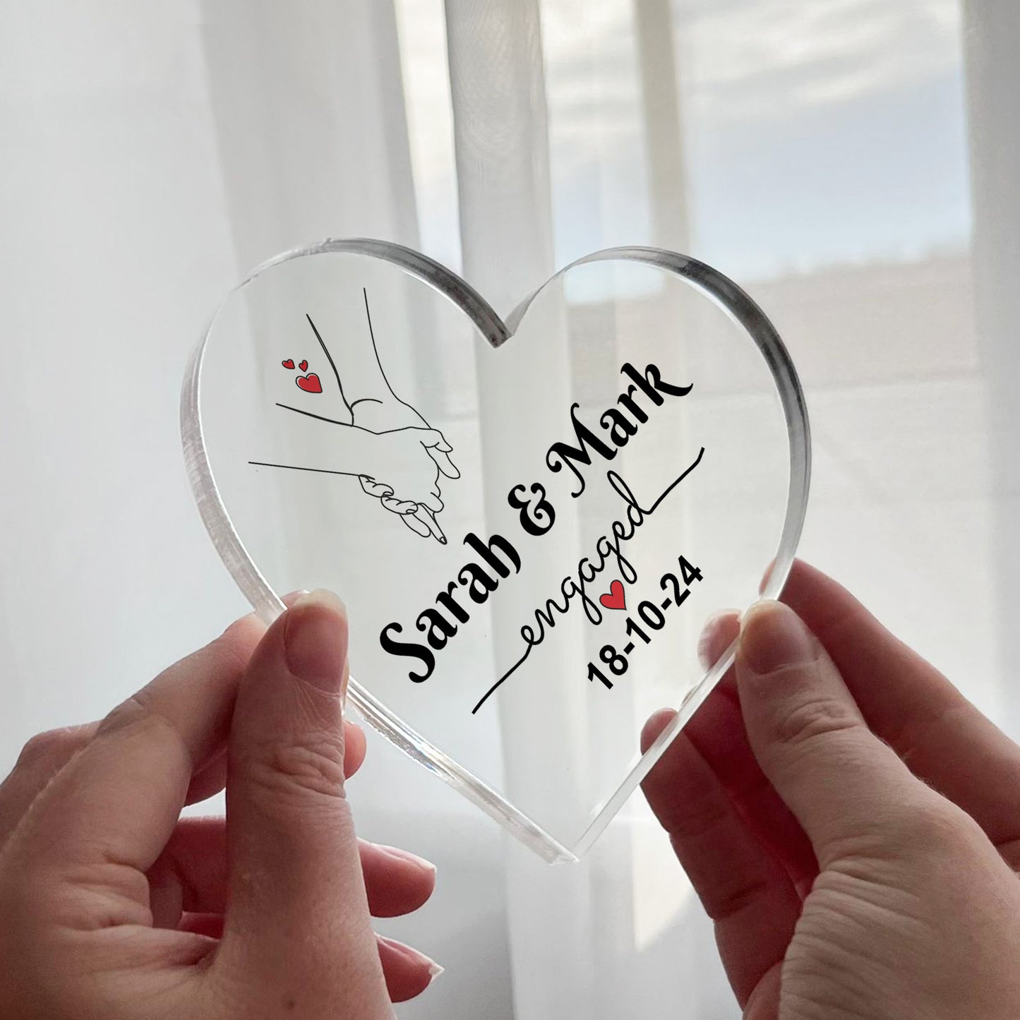 Personalised Engagement Gifts For Couples Congratulations Gift