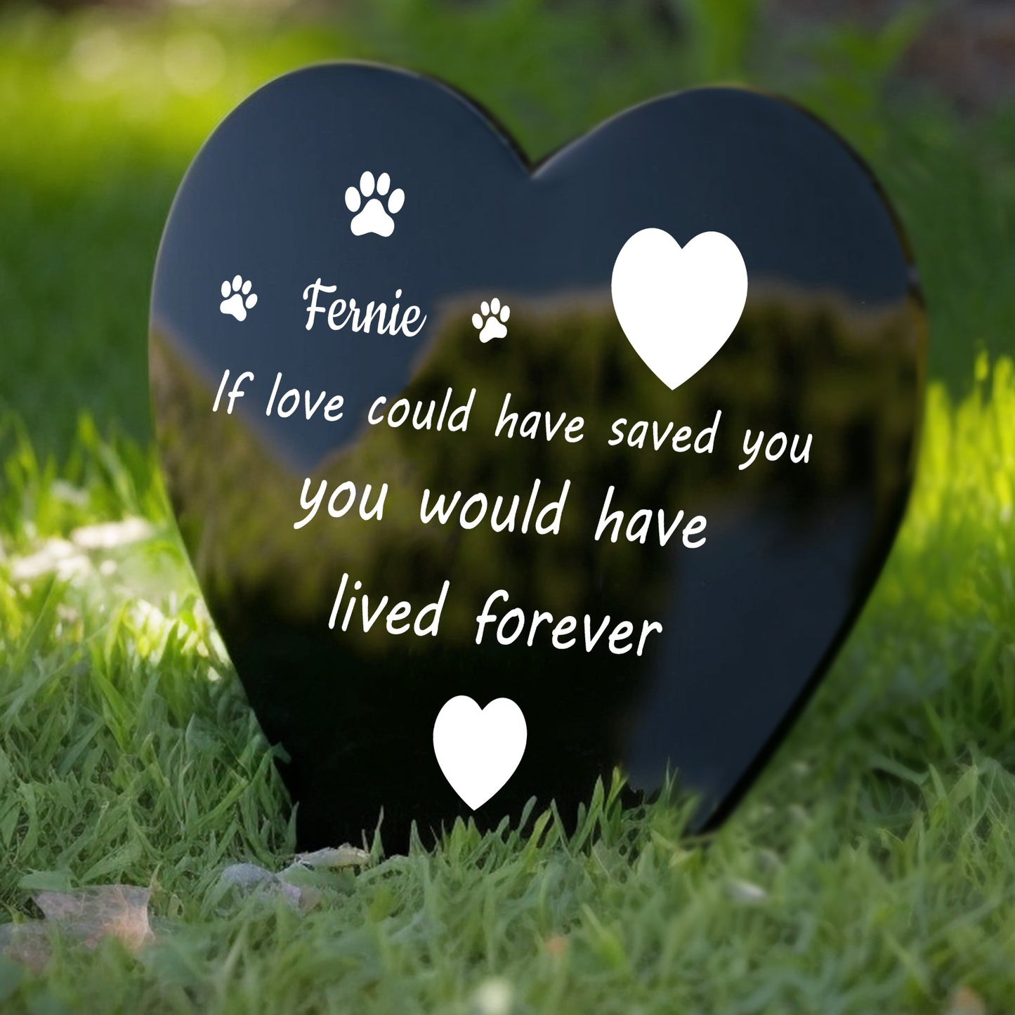 Personalised Pet Loss Memorial Stake For Grave Garden Memorial