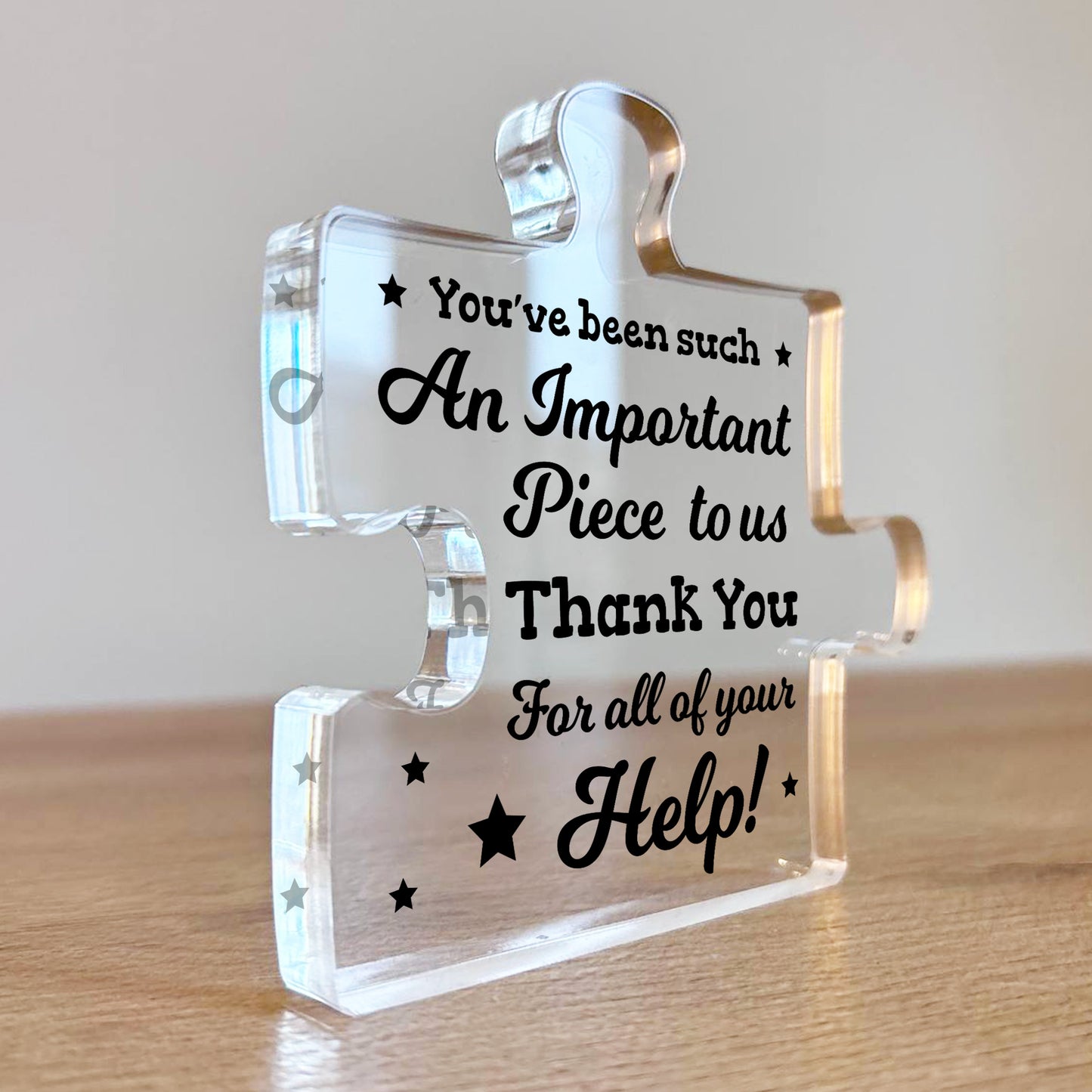 Thank You For Your Help Gift For Teacher Nurse Volunteer Carer