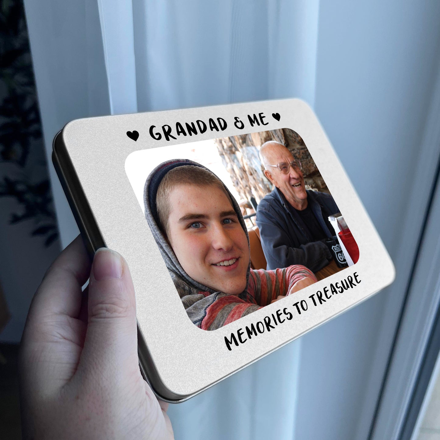 Grandad Gift For Birthday Photo Storage Personalised
