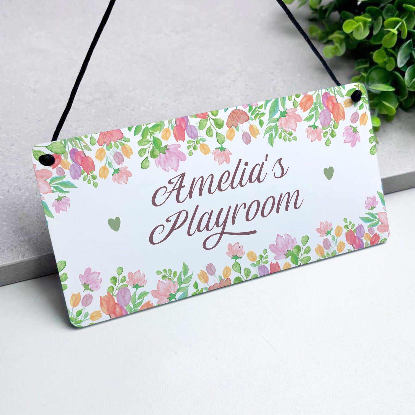 Personalised Child's Playroom Sign For Indoor Gift For Kids