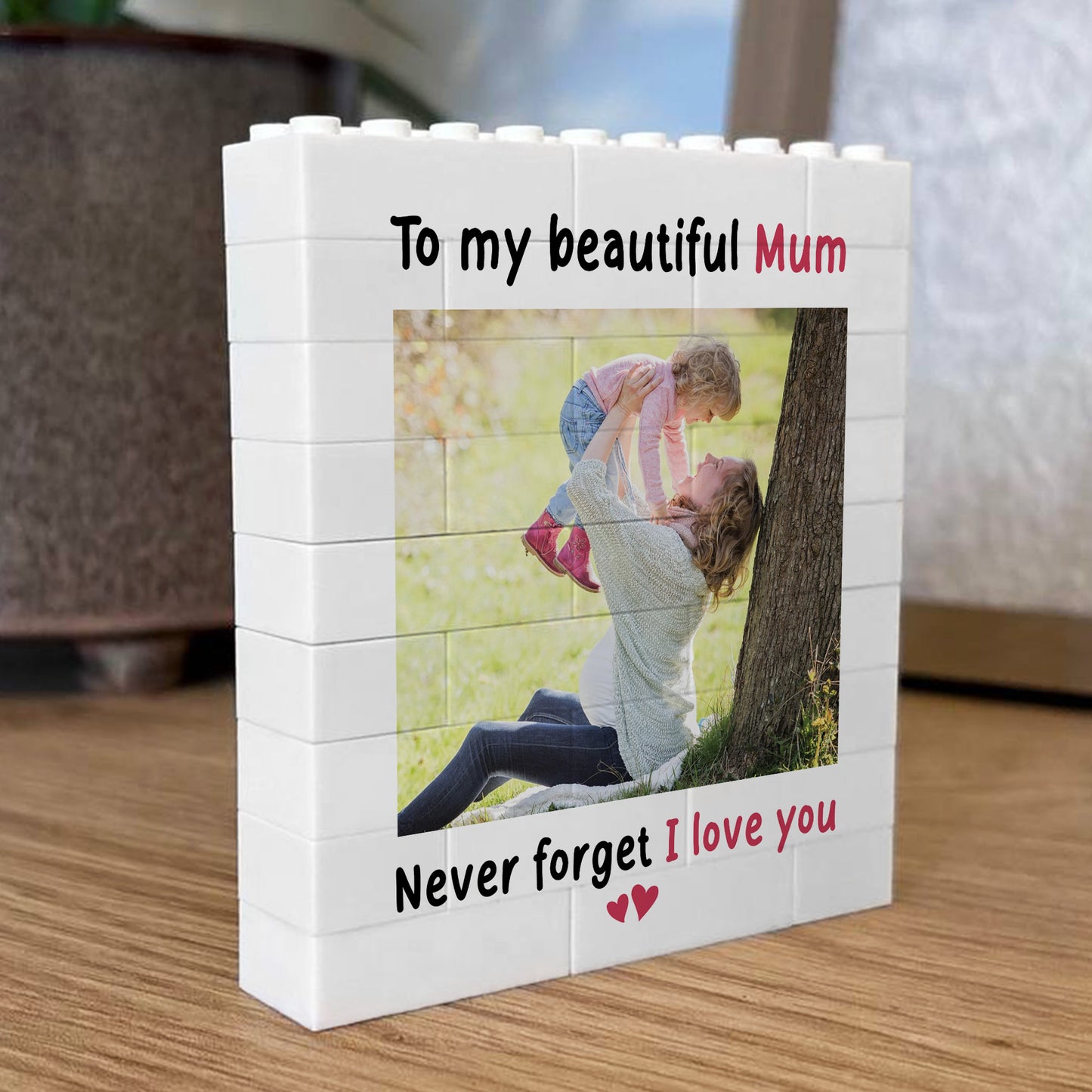 Personalised Gifts For Mum Building Photo Blocks Mothers Day