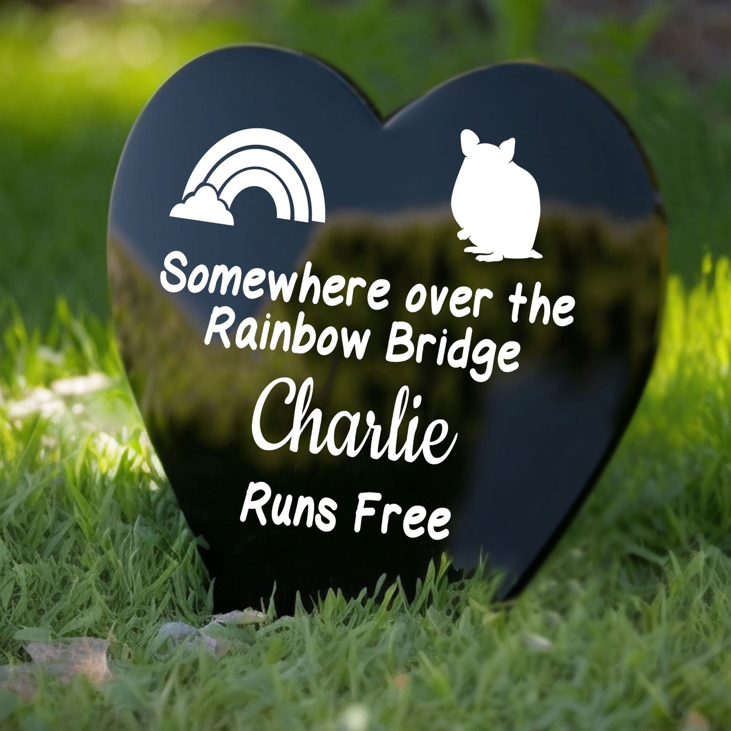 Personalised Gerbil Memorial Plaque Grave Stake Custom Pet Name
