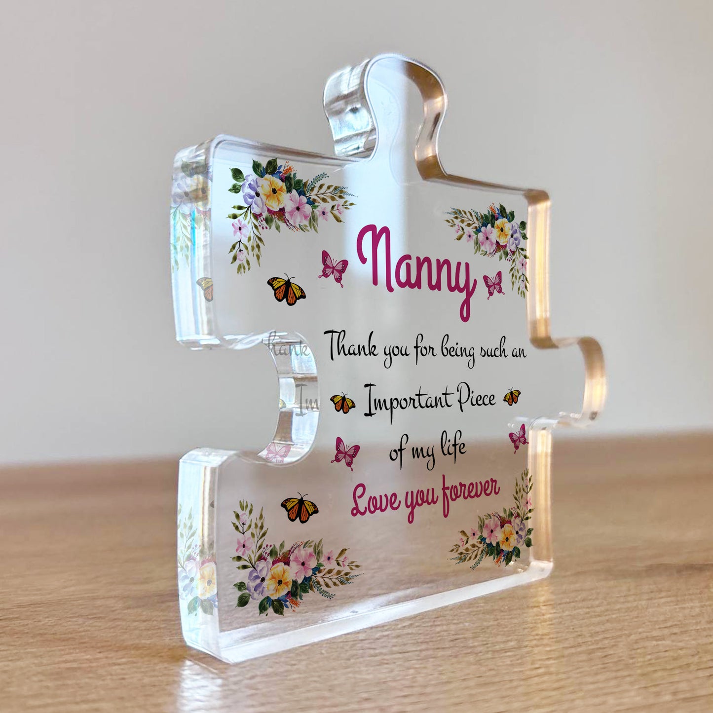 Nanny Birthday Gifts Presents Standing Plaque Keepsake Christmas