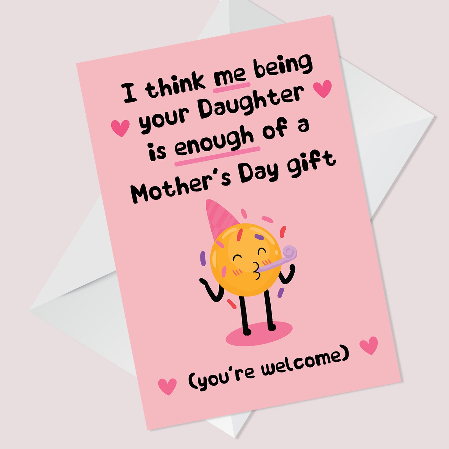 Funny Mothers Day Card For Mum Joke Mum Card Mum Card
