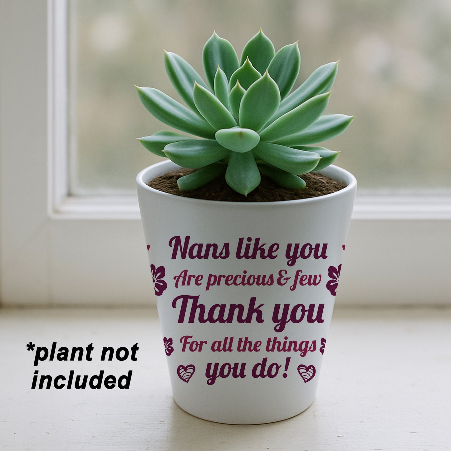 Nanny Birthday Gifts Best Nanny Ever Plant Pot Gift For Nanny