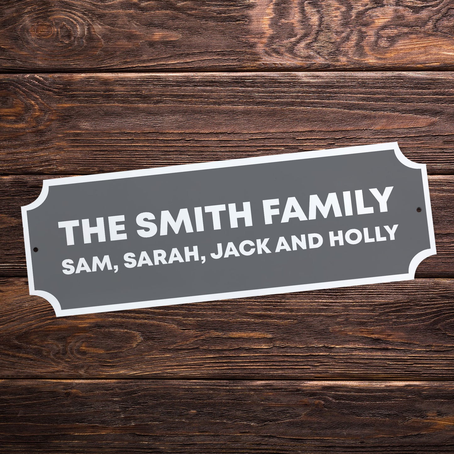 Personalised Street Sign Family Name Plaque Hanging Sign
