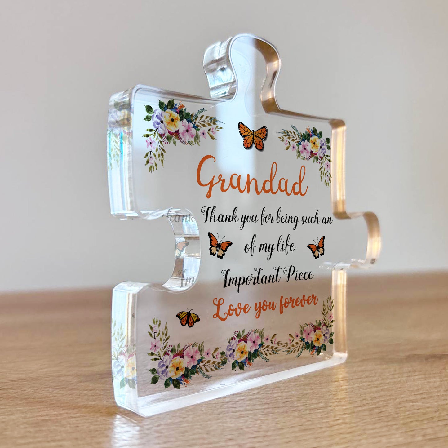 Grandad Birthday Gifts Presents Standing Plaque Keepsake