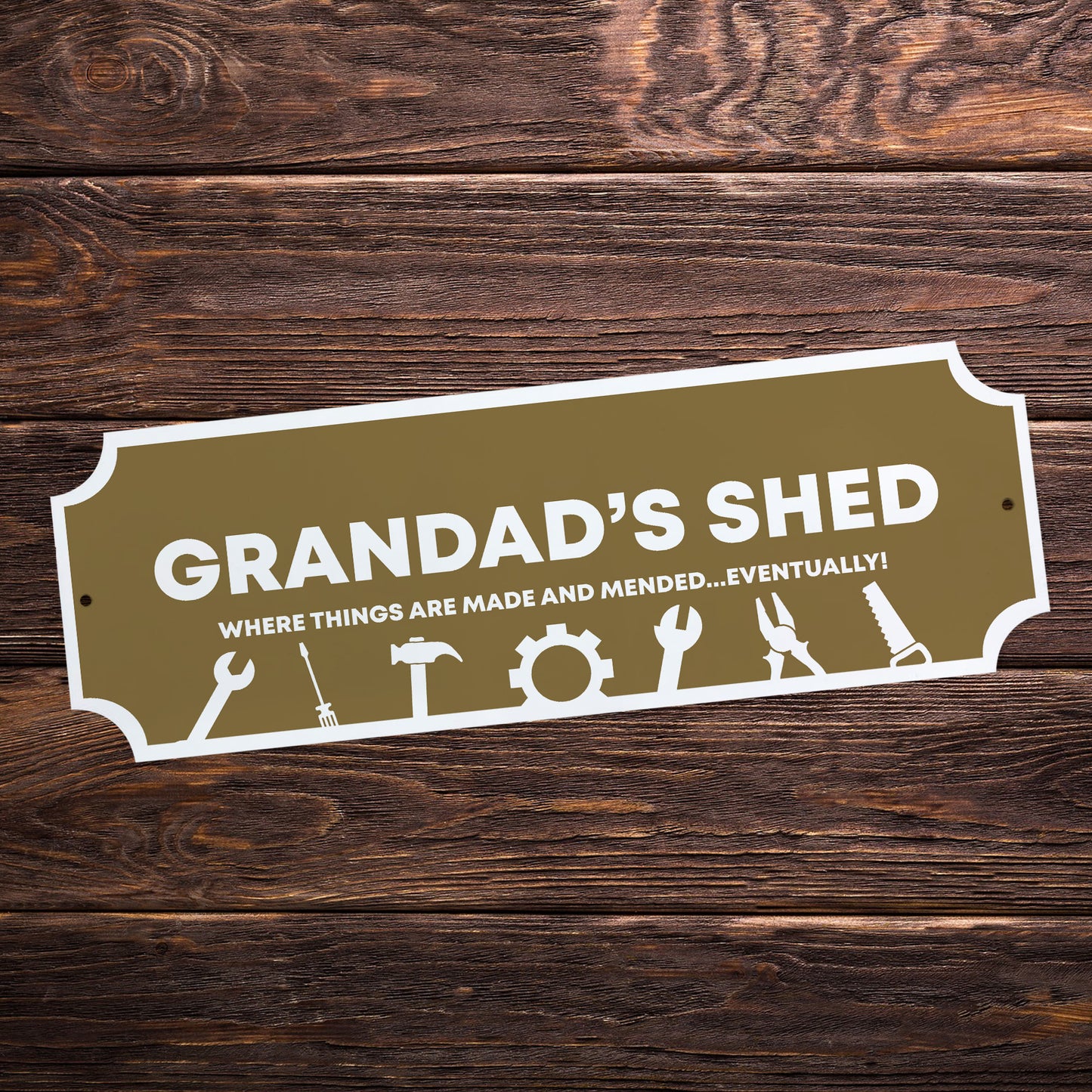 Garden Shed Sign For Grandad Novelty Gift Birthday Fathers Day