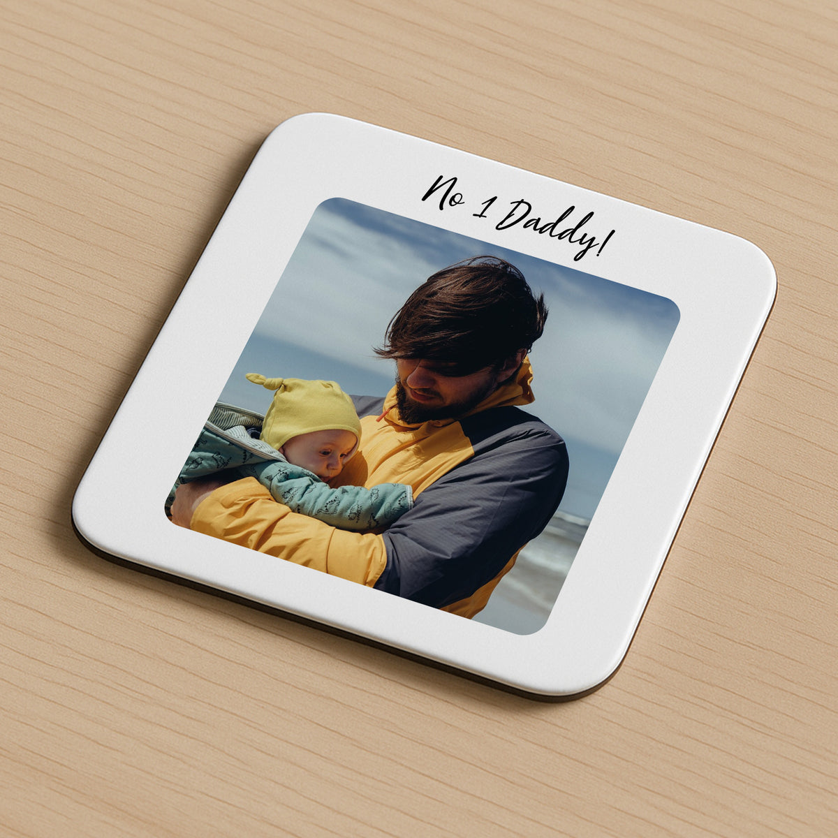 Personalised Daddy Gift For Fathers Day Birthday NO 1 Daddy Coas