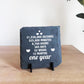 1st Anniversary Gift For Husband Wife SLATE Sign Novelty 1 Year