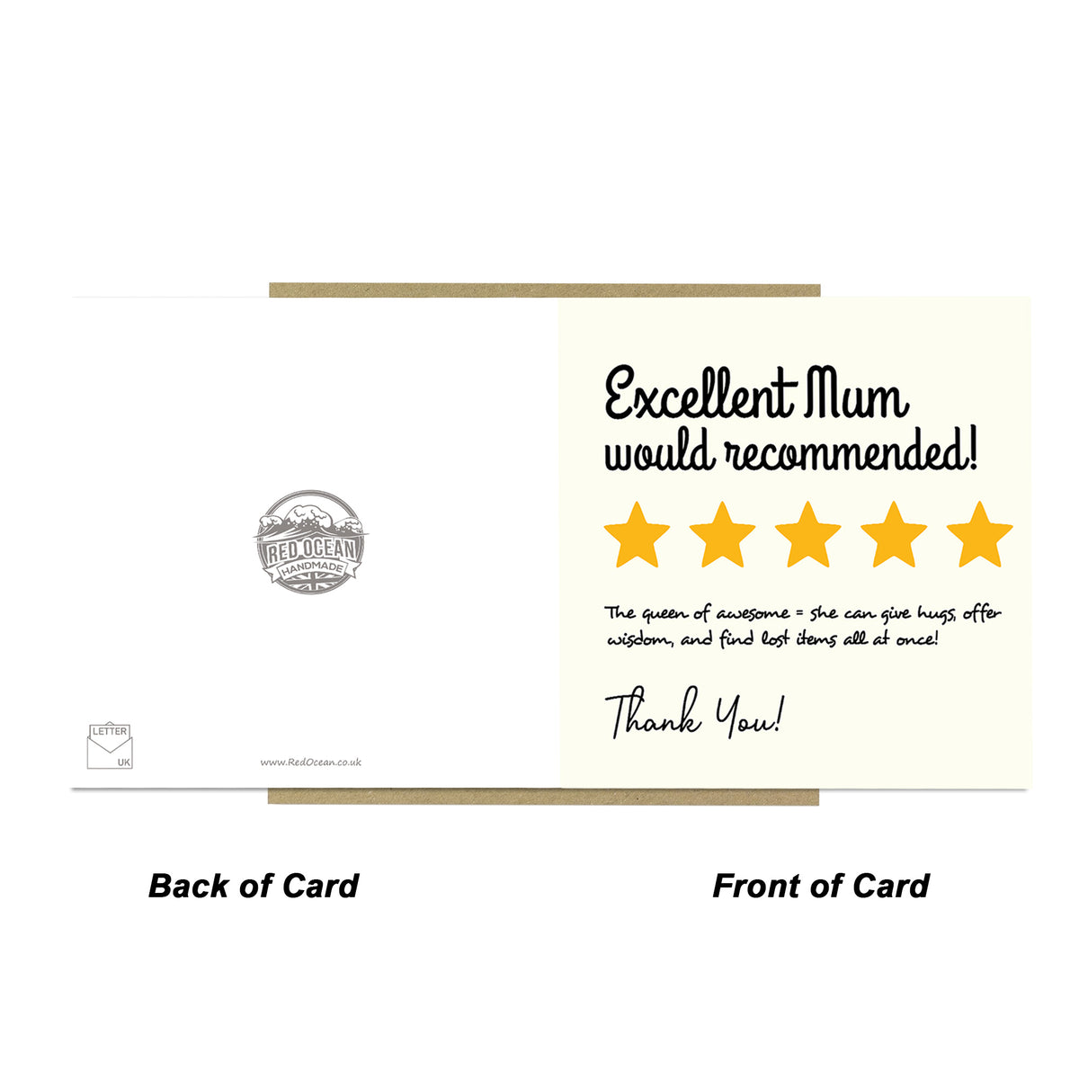 Funny Mum Birthday Card Birthday Card Mum Would Recommend