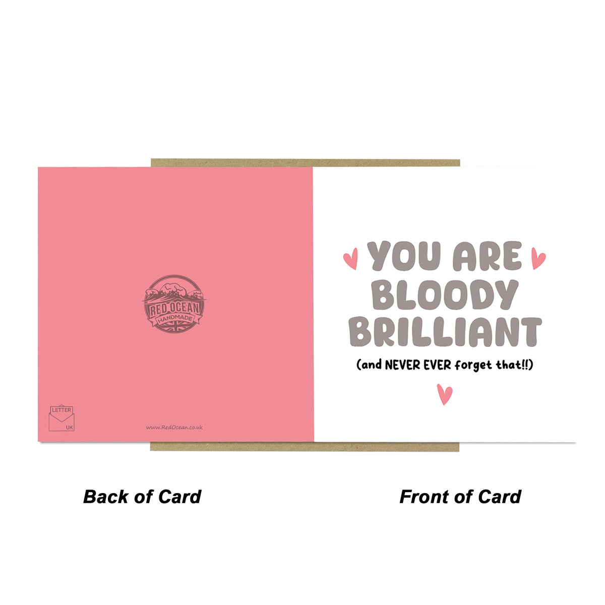 Thank You Card For Someone Special You Are Bloody Brilliant Card