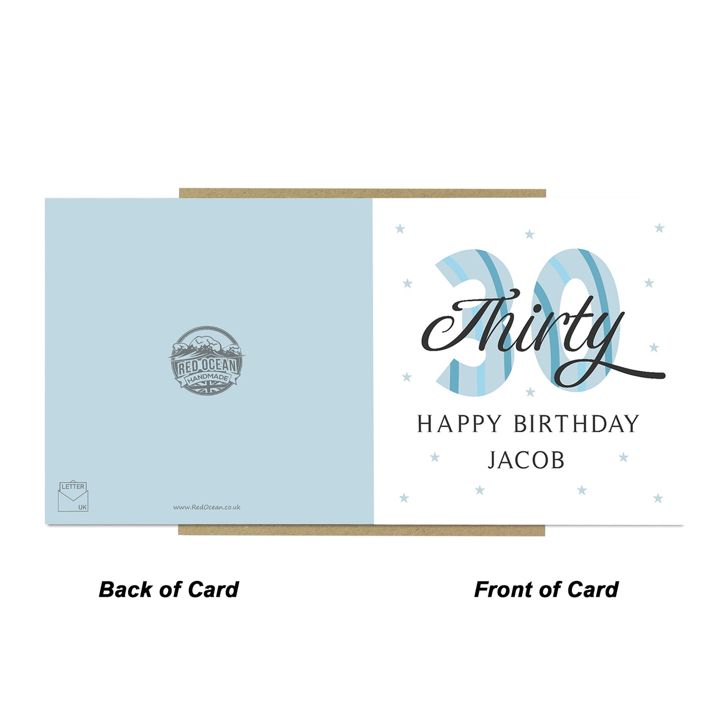 Personalised 30th Birthday Cards For Men Dad Brother Uncle Son