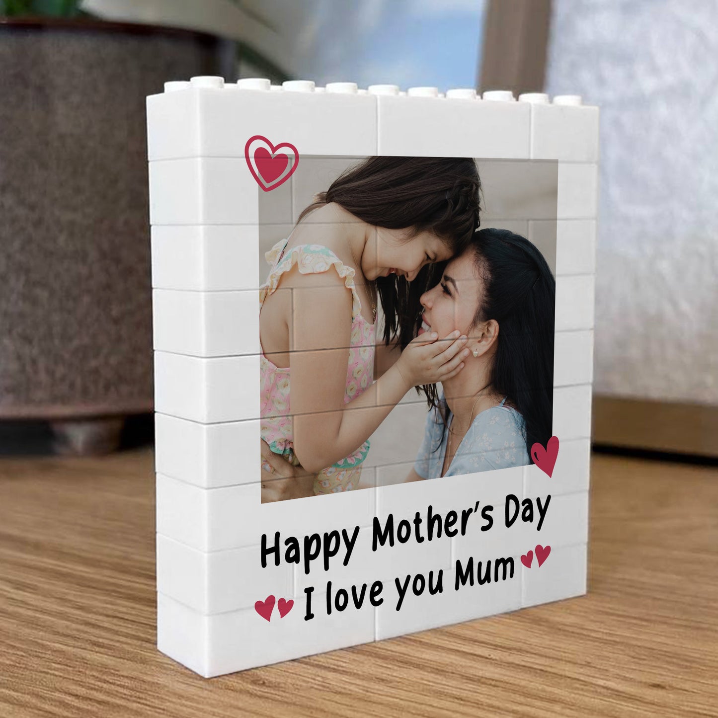 Happy Mothers Day Personalised Gift For Mum Building Block Gift