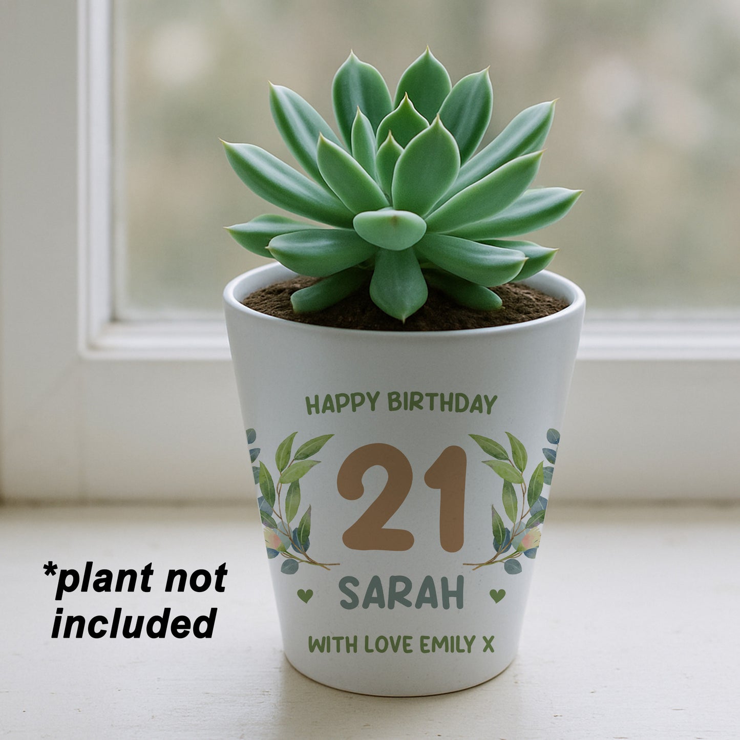 Personalised Happy 21st Birthday Gift For Mum Sister Auntie