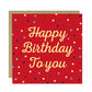 Birthday Cards For Friends Family Pack of 2 Card Pack 145x145mm