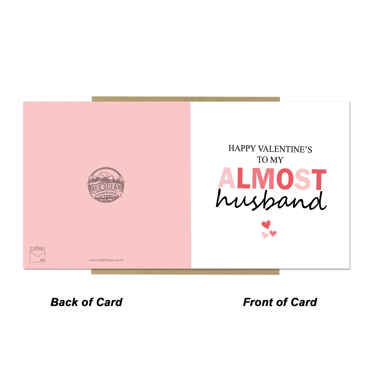 Happy Valentines To My Almost Husband Fiance Valentines Day Card