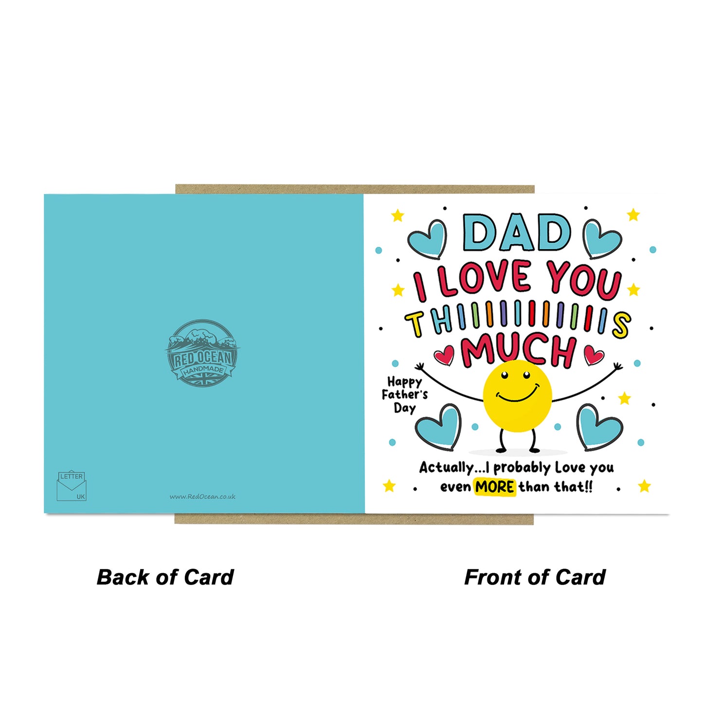 Fathers Day Card For Dad Happy Father's Day Card For Dad