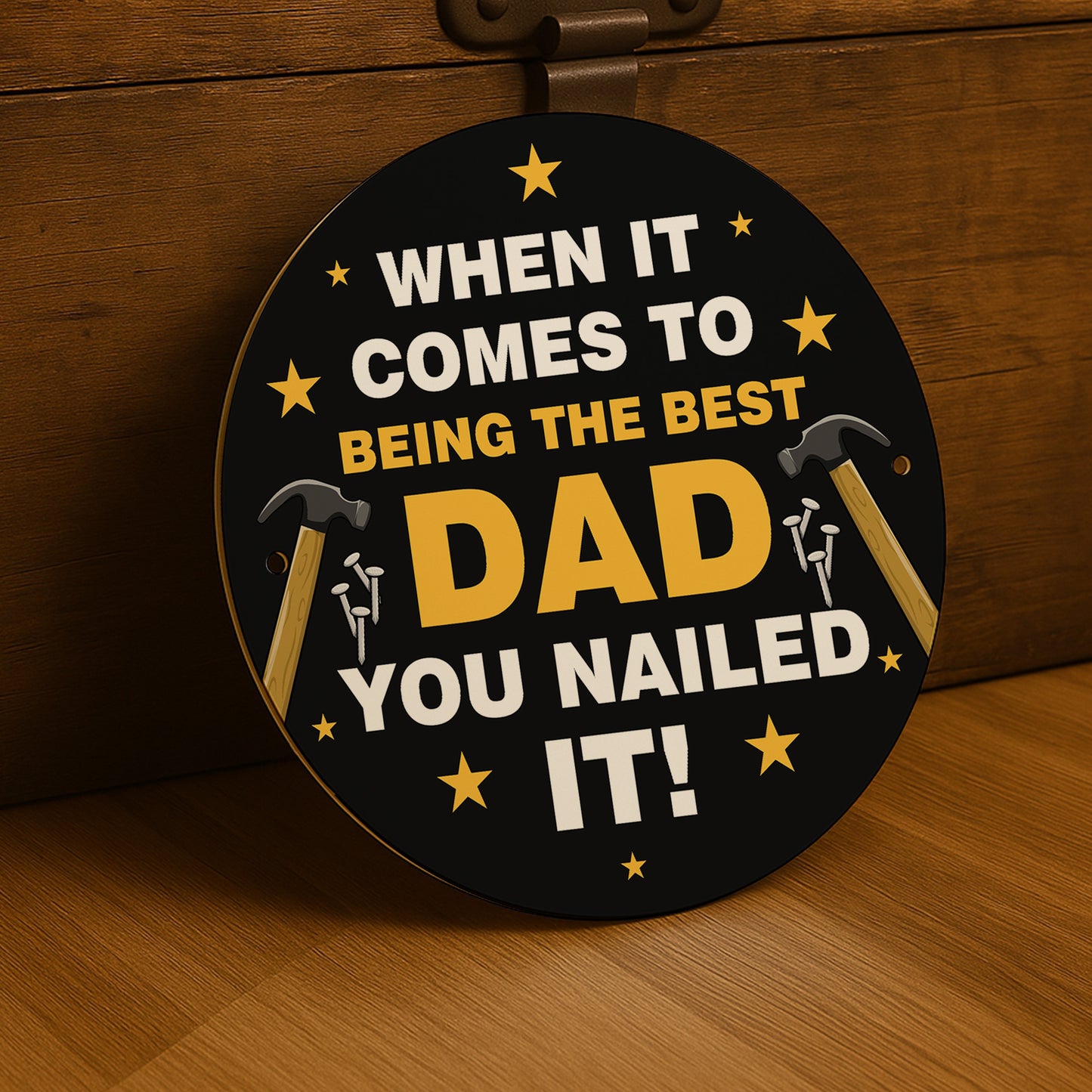 Fathers Day Gift For Dad Nailed It Dad Gift From Daughter Son