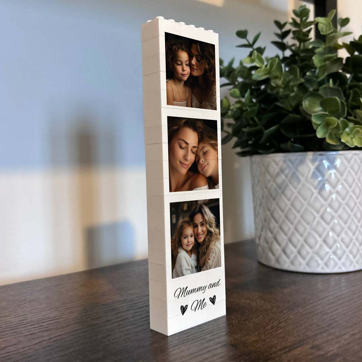 Personalised Mummy And Me Photo Block Photo Collage Daughter
