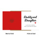 Valentines Card For Daddy Valentine Card Daddy Daughter Card