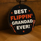 Fathers Day Gift For Grandad Best Flippin Grandad BBQ Sign