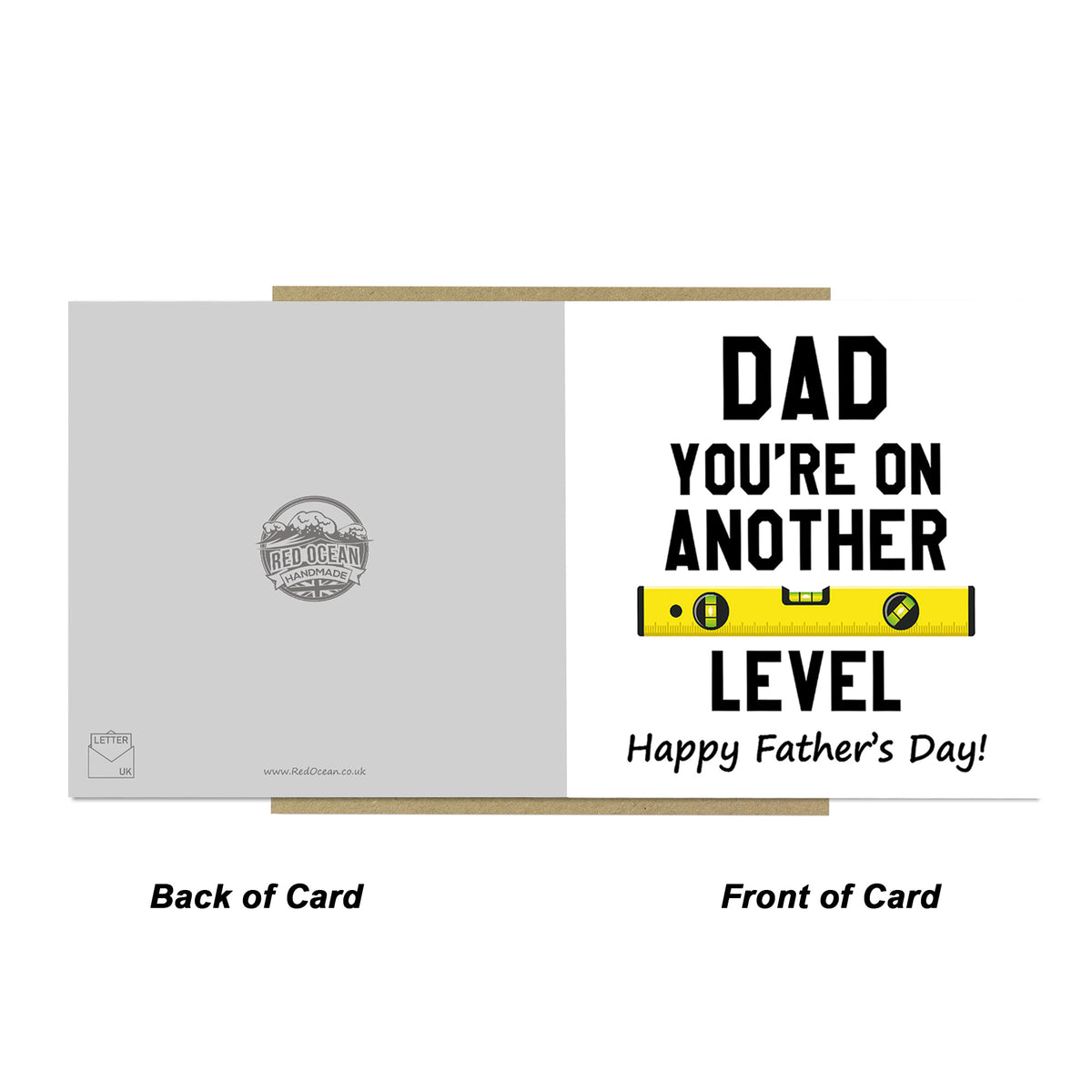 Funny Card For Dad For Fathers Day DAD ANOTHER LEVEL Card