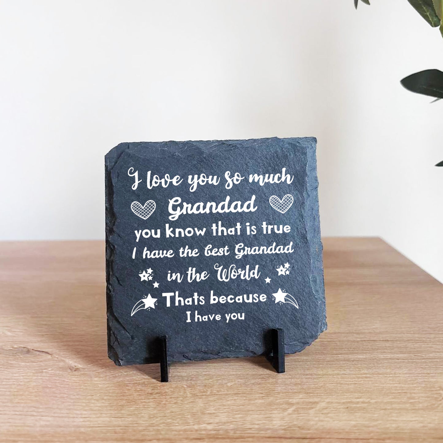 Grandad Gifts from Grandchildren Slate Plaque Birthday Christmas