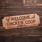 Chicken Coop Welcome Plaque For Farm Garden Yard Chicken Signs