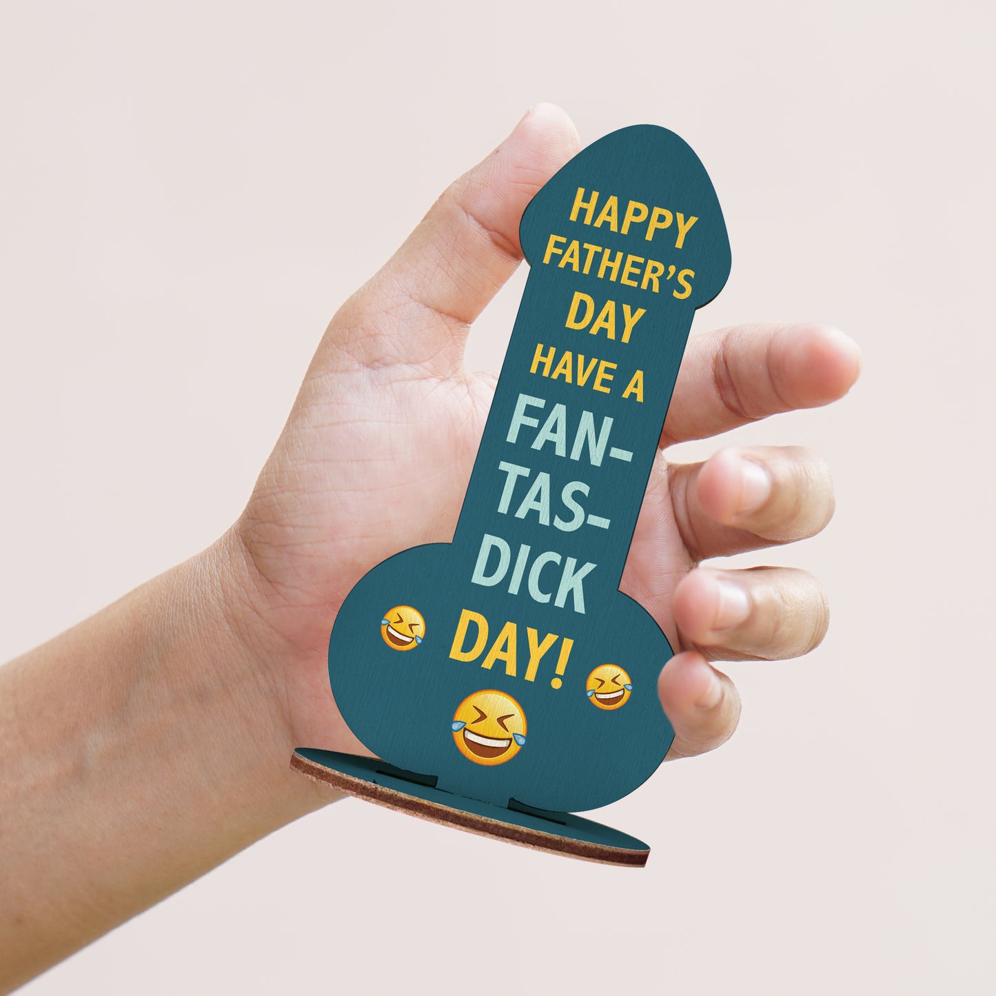 Funny Fathers Day Wood Plaque Joke Dad Gift Novelty Gift