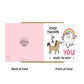 Funny Card For Teacher Thank You Card Leaving School Unicorn