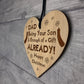 Dad Christmas Gift From Son Novelty Wood Heart Funny Gift Idea