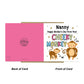Mothers Day Card for Nanny From Your Cheeky Monkey Funny
